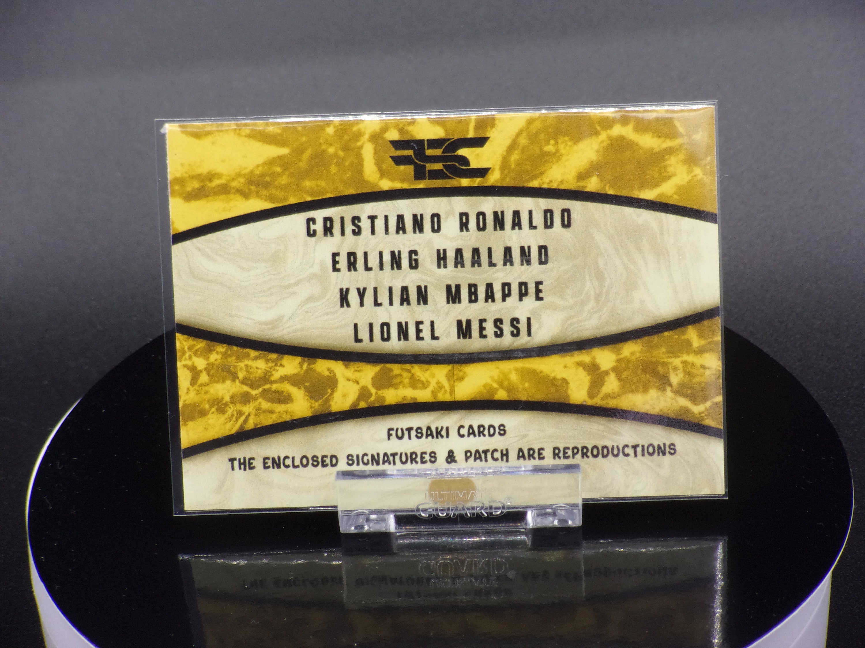 Custom Card Four Signatures cristiano Ronaldo Messi Haaland Mbappe - Etsy