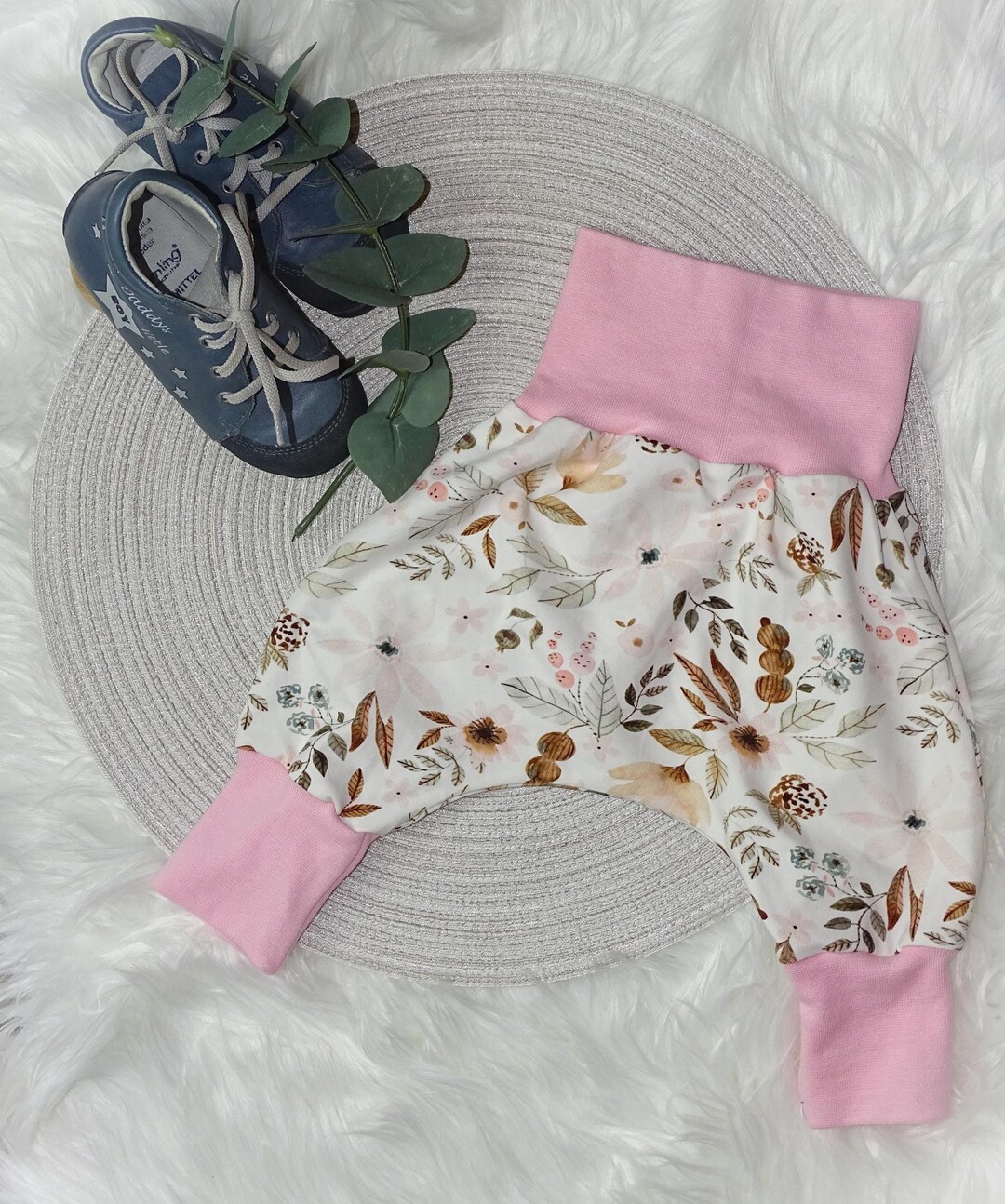 Floral Pattern Jersey Pants Bloom Baby main image 1