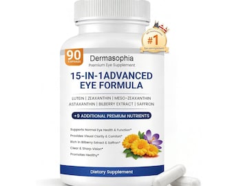 Neurobella 15-in-1 Advanced Eye Formula Nutritional Support Capsules - Containing carotenoids
