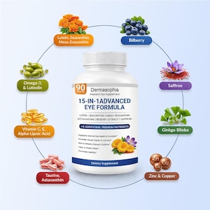Neurobella 15-in-1 Advanced Eye Formula Nutritional Support Capsules - Containing carotenoids image 2