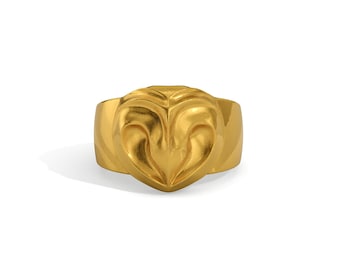 24K Solid Gold Owl Ring. Adorable & Symbolic 9999 Fine Gold Wisdom Ring. Handmade Investment Jewelry For Men and Women. Animal Gold Ring