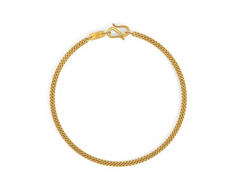 24k gold bracelet- authentic 24 ゴールド- 本物 24K Gold Bracelet Women - Vietnamese Pure Gold Jewelry