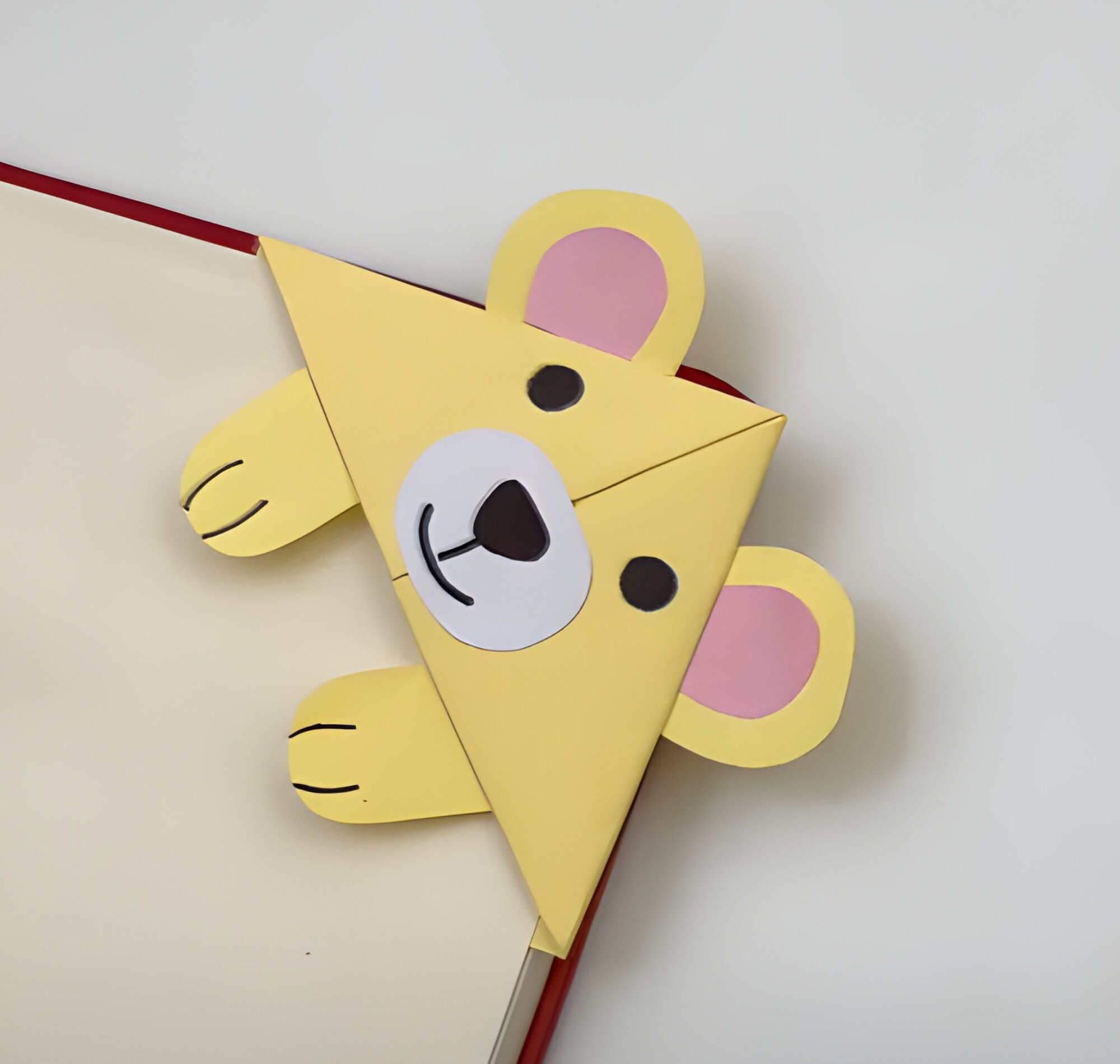 DIY Bear Corner Bookmark, Simple Step-by-step Guide, Fun Crafting ...