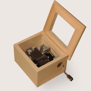 Personalized Music Box in a Wooden Case | Romantic Gift | Anniversary