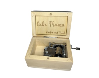 Personalized Music Box in a Wooden Case | Mother's Day | Muttertag |Anniversary