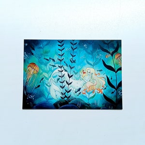 Carte postale sirène