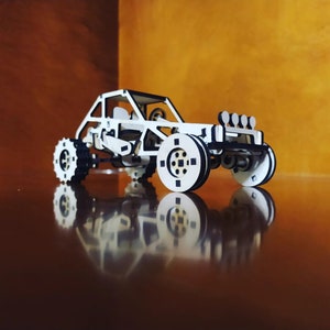 Baja buggy realistyczne zawieszenie sklejka cięta laserowo