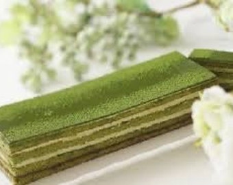 1 kg de délicieux gâteau d'opéra matcha. Livraison en Allemagne uniquement