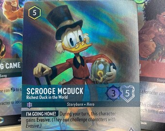 Scrooge McDuck Reichste Ente der Welt 218 - Into the Inklands - Custom Lorcana Proxy Card