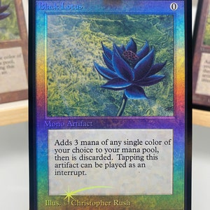 Black Lotus Bêta / 30e / Illimité Carte proxy MTG image 3