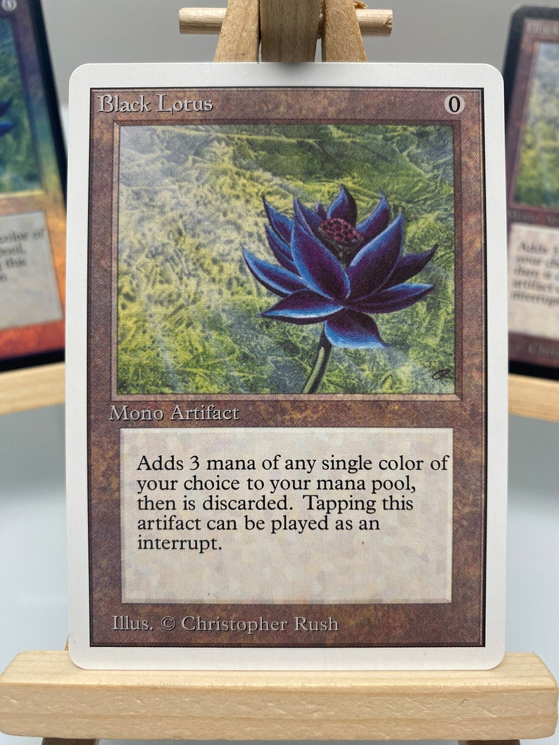 Black Lotus Beta / 30th / Unlimited MTG Proxy Karte Bild 5