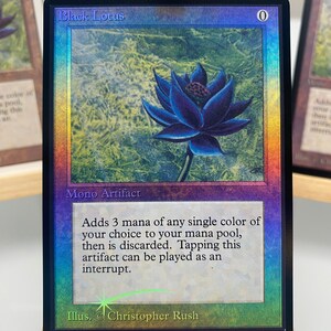 Black Lotus Bêta / 30e / Illimité Carte proxy MTG image 2