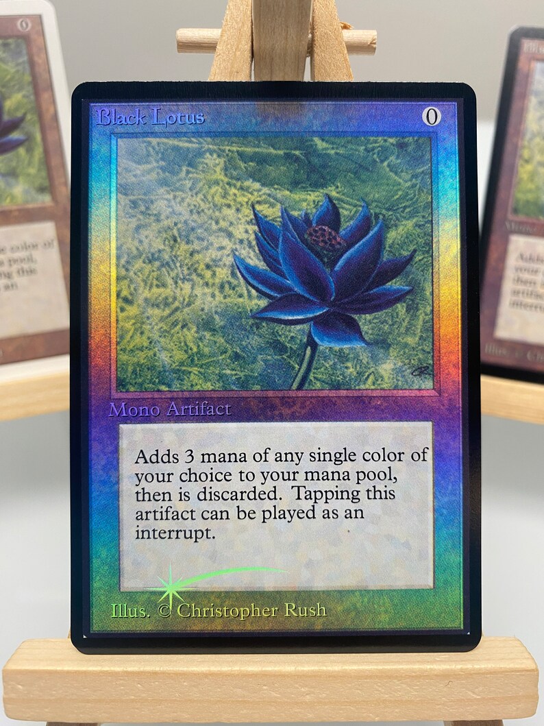 Black Lotus Beta / 30th / Unlimited MTG Proxy Karte Bild 2