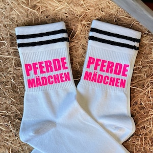 Socken Pferdemädchen Sportsocken Geschenk für Pferdeliebhaber