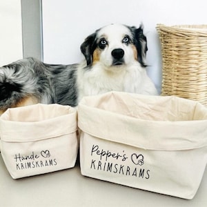 Aufbewahrungskorb Hundezubehör Hunde Krimskrams Hundebesitzer Utensilo
