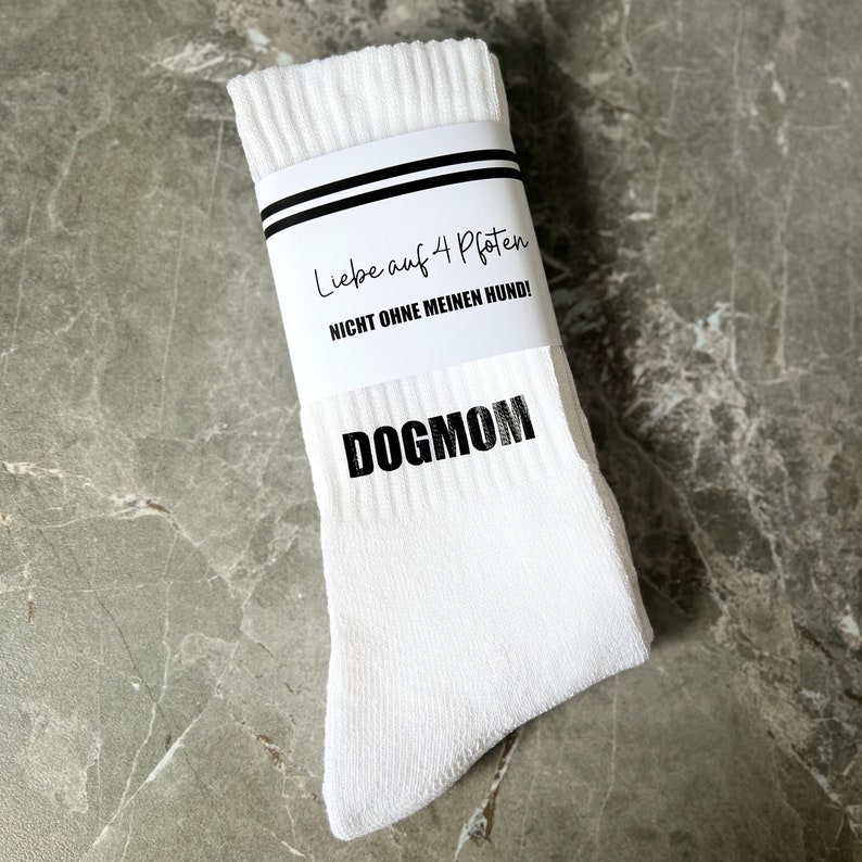 Calcetines DOGMOM calcetines deportivos regalo Día de la Madre imagen 4