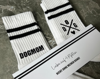 Socken DOGMOM Sportsocken Geschenk Muttertag