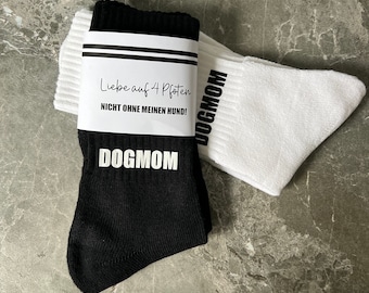 Socken DOGMOM Sportsocken Geschenk Muttertag