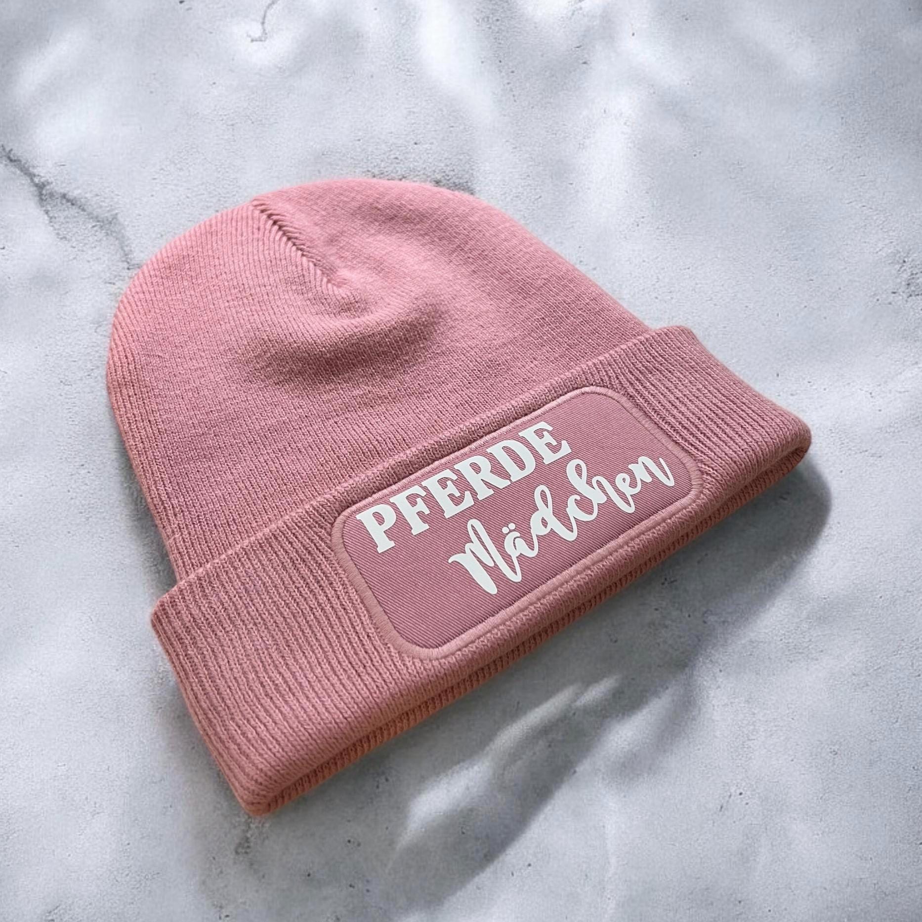 New! Horse & Carriage Beanie in Pink ? Pink Beanie Horse Girl Cuddly Hat Great Gift for Rider - Etsy main image 4