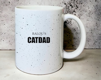 Tasse CATDAD für Katzenbesitzer Geschenk zum Vatertag Katzenvater