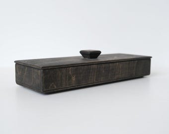 Personalized Wooden Incense Storage Box - Engraved Holder for Incense Sticks, Cones and Matches, Zen Meditation Gift, Boho Decor
