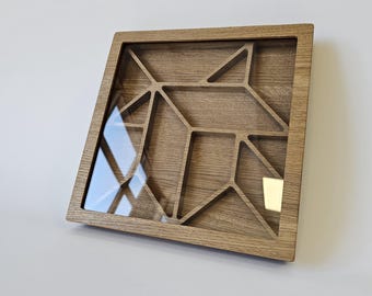 Jewelry box - Organizer box, Wooden box, Jewelry organization, Jewelry display, Jewelry organizer, Gift for her, Solid wood organizer