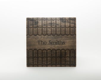 Oak Family Heirloom Box with Magnetic Lid - Personalized Engraved Keepsake Box, Solid Wood Memory Box, Family Gift
