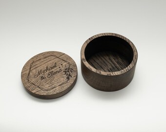 Wooden Wedding Card Box - Personalized Keepsake Box for Wedding Cards and Memories, Engraved Mr and Mrs Gift, Card Holder