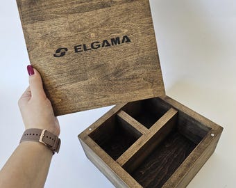 Personalized Wooden Keepsake Box - Large Engraved Memory Box for Couples, Anniversary and Wedding Gift, Custom Solid Wood Keepsake