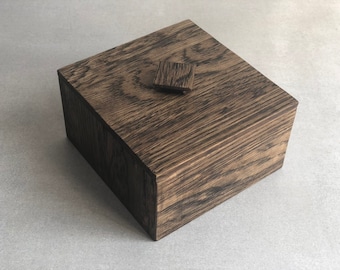 Wooden Box with Custom Engraving Option - Rustic Keepsake Box for Memories, and Treasures - Perfect for Gifts and Special Occasions