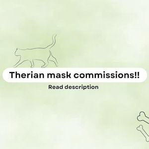 Therian animal mask commissions (READ DESCRIPTION)