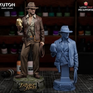 Figuur Fan Art - Indiana Jones - Films - 3D-printen - Ongeverfd