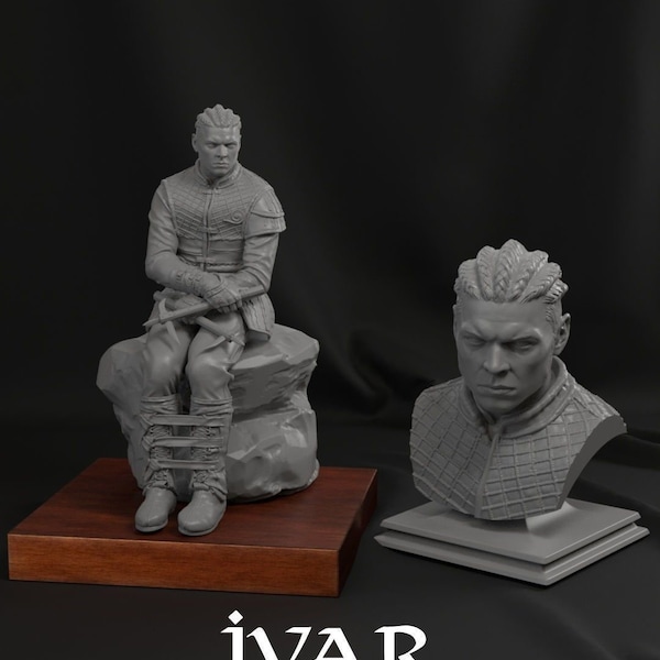 Ivar the boneless - figure in flexible resin - 15 cm - unpainted