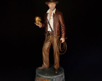Indiana Jones, flexible Harzfigur – bemalt – 21 cm