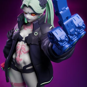 Fan Art Figure - Cyberpunk Girl - Anime - 3D Printing