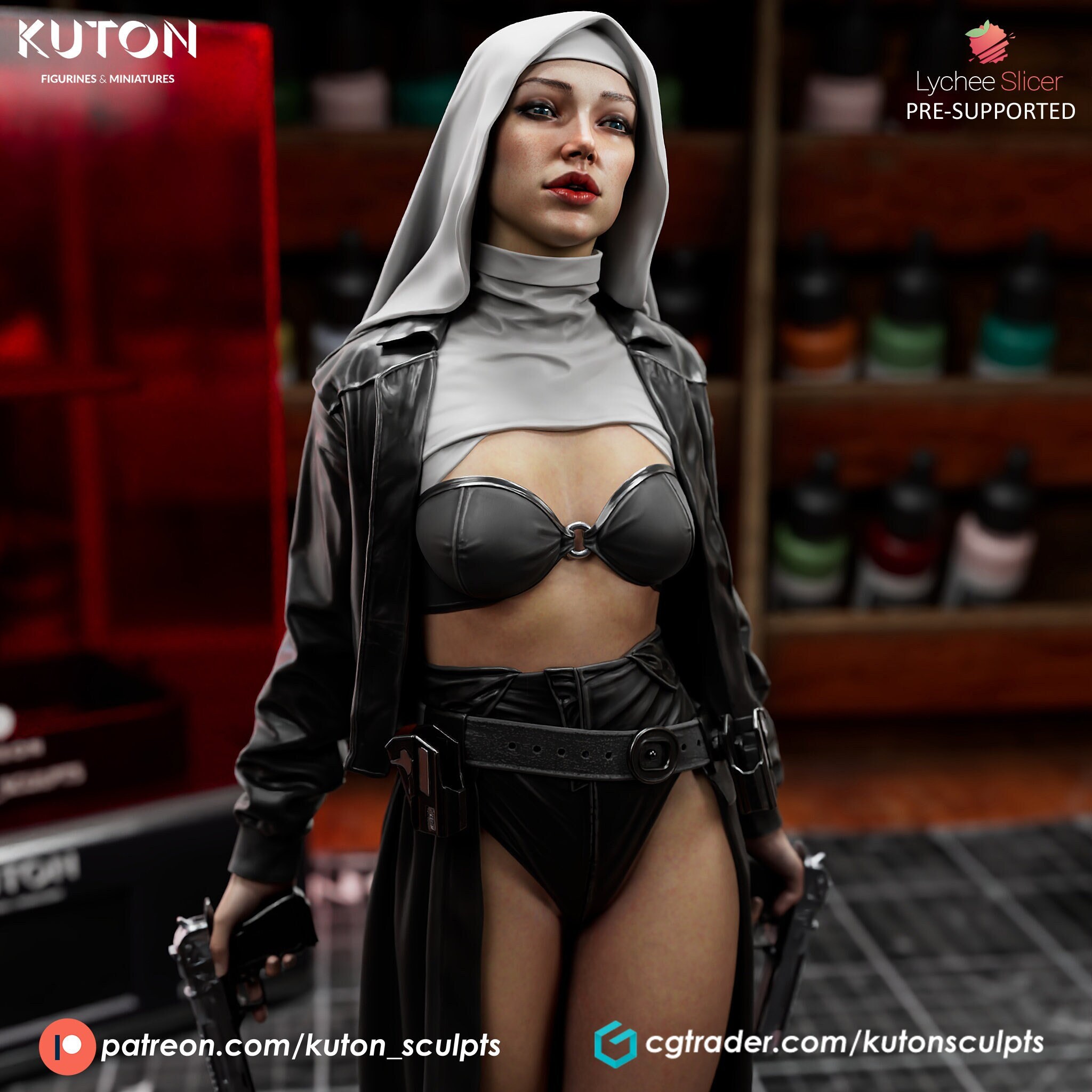 Figure Fan Art - Warrior Nun - Movies - 3D Printing