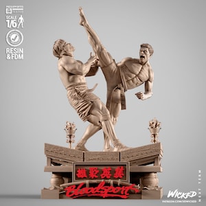 Diorama Fan Art Bloodsport - Movies - 3D Printing