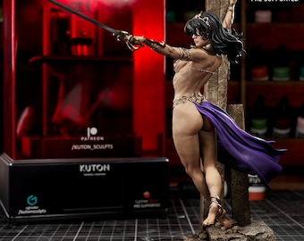 Fan Art Figure - Dejah Thoris - Scale 1:10 - 3D Printing