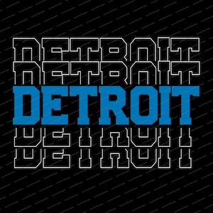 Detroit  PNG SVG | City of Detroit PNG Svg | Football Baseball Basketball Svg | Game Day | University Svg | Cut File | Digital Download