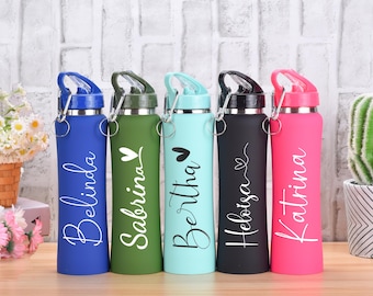 Engraved Name Water Bottle: Personalized Insulated Steel Bottle