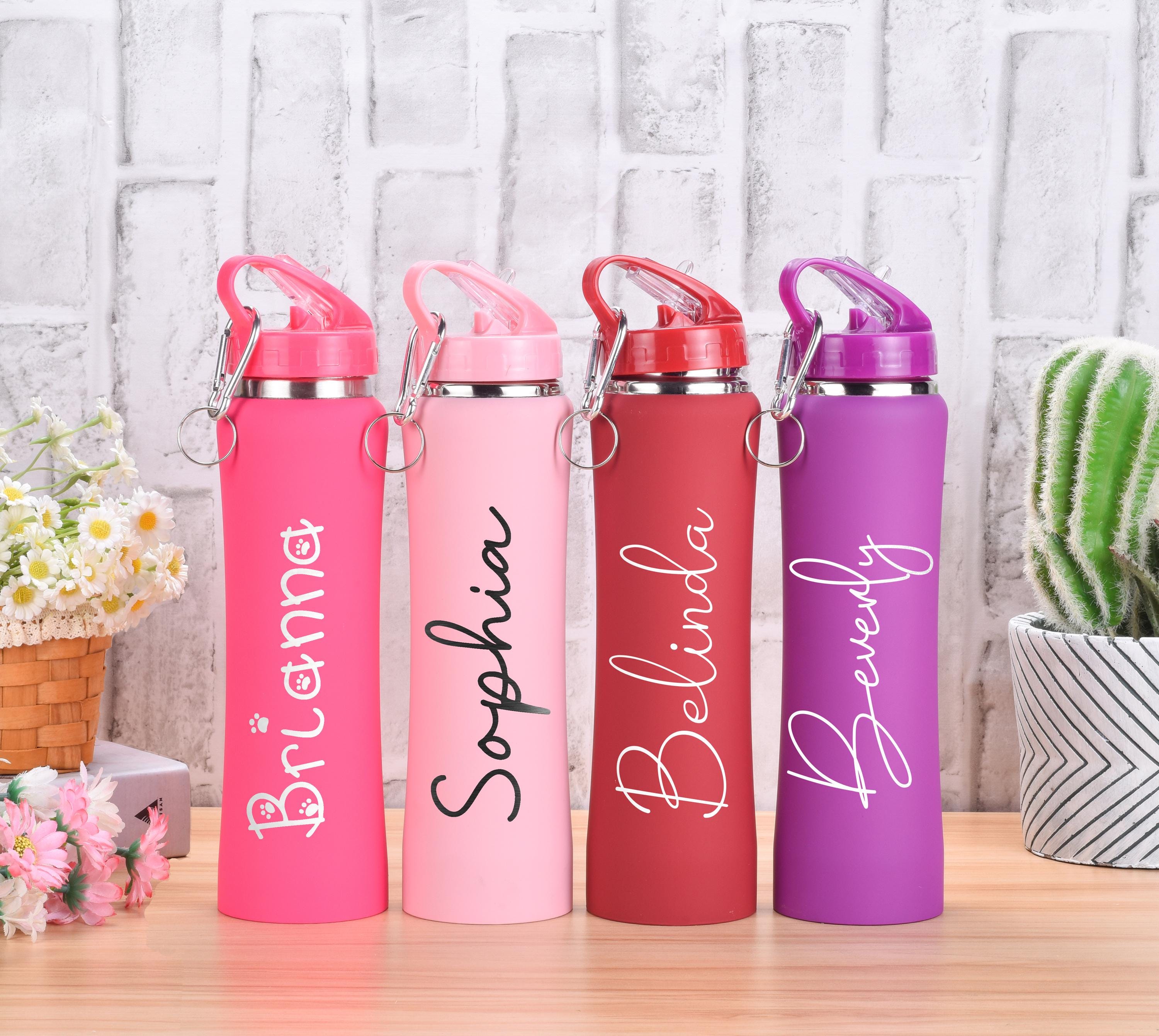 Personalized Kids Water Bottle, Custom Engraved Stainless Steel Tumbler ...