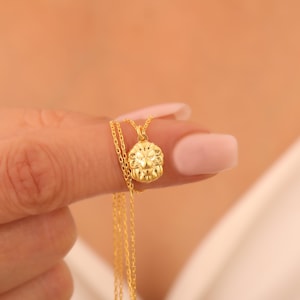 Niedliche Löwe-Halskette, Goldlöwen-Halskette, zierliche Bester Freund-Halskette, kleiner Löwe-Anhänger, Gold gefüllte Halskette, symbolische Halskette