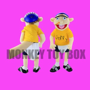 1* Jeffy Puppet Soft Plush Toy Hand Puppet for Play House Mischievous  Finger