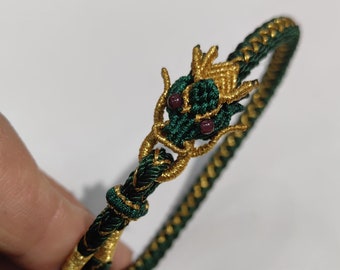 Handwoven Bracelet-Unisex-Adjustable Friendship Bracelet,Dragon Handmade Rope Bracelet