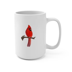Comforting cardinal mug, Loss of Loved one, Gift with cardinal, Remembrance Gift, Condolence Gift, Sympathy Gift Mug, Thinking of You Mug