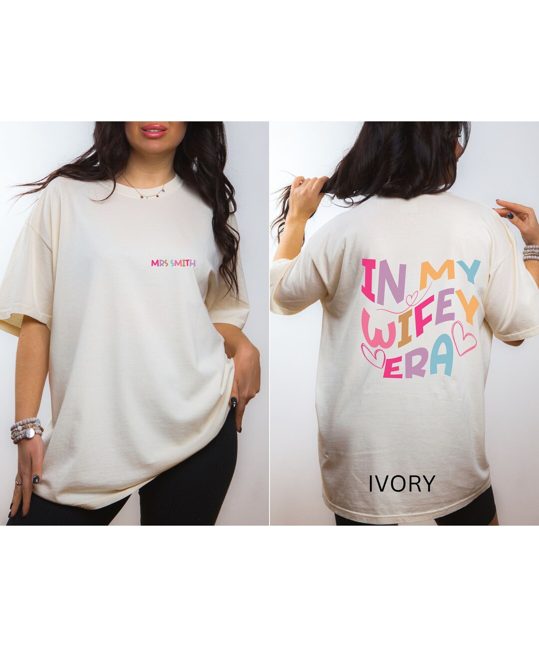 In My Wifey Era Shirt, Custom Wifey Shirt, Trendy Comfort Colors® Shirt ...