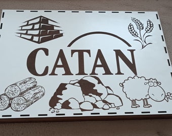 Catan Board game Box laser cut