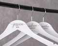 Bridesmaid Hangers, Wooden Bridal Dress Hanger, Personalized Wedding Hanger, Bridesmaid Gifts, Custom Bridal Hanger, Bridesmaid Proposal