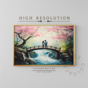 Valentinstag druckbare Kunst, romantische Malerei, Wohnkultur, sofortiger Download, digitaler Download, druckbare Kunst