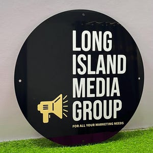 3D Custom Business Logo Sign, Round Acrylic Sign, Acrylic Office Sign, Business Signage